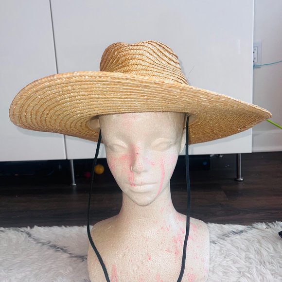 Oversized Straw Havana Hat main image 6
